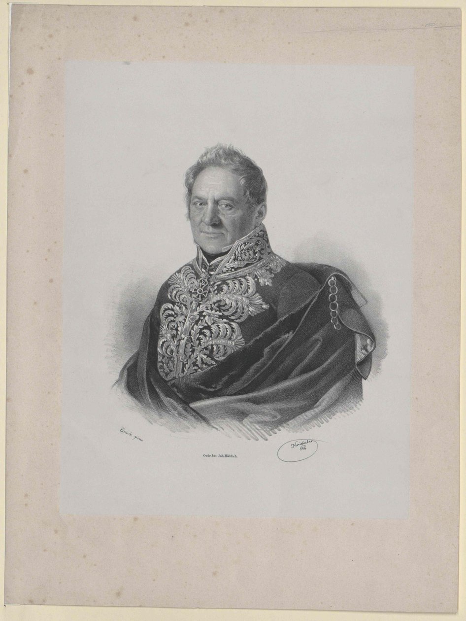 Klemens Graf Brandis (Druck) von Artist Unknown