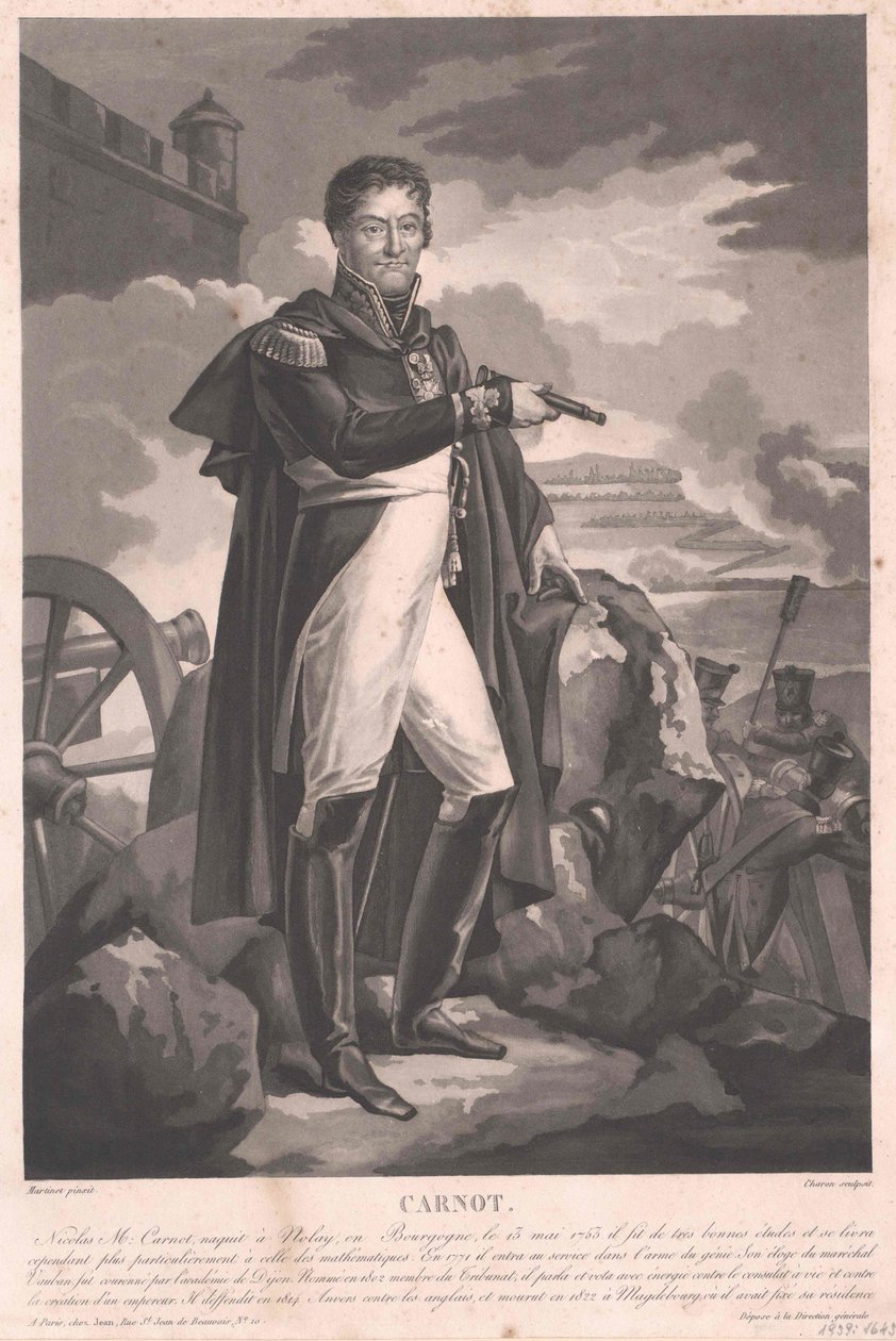Lazare Nicolas Marguerite Comte Carnot von Artist Unknown