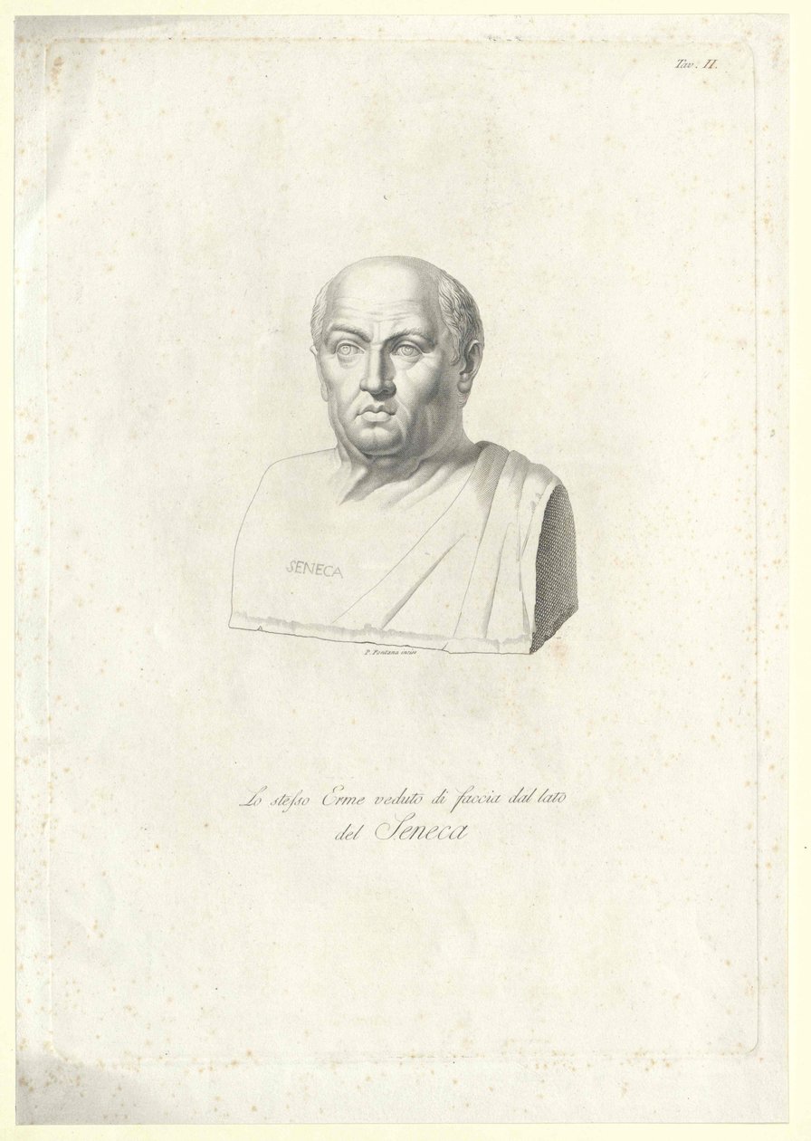 Lucius Annaeus Seneca von Artist Unknown