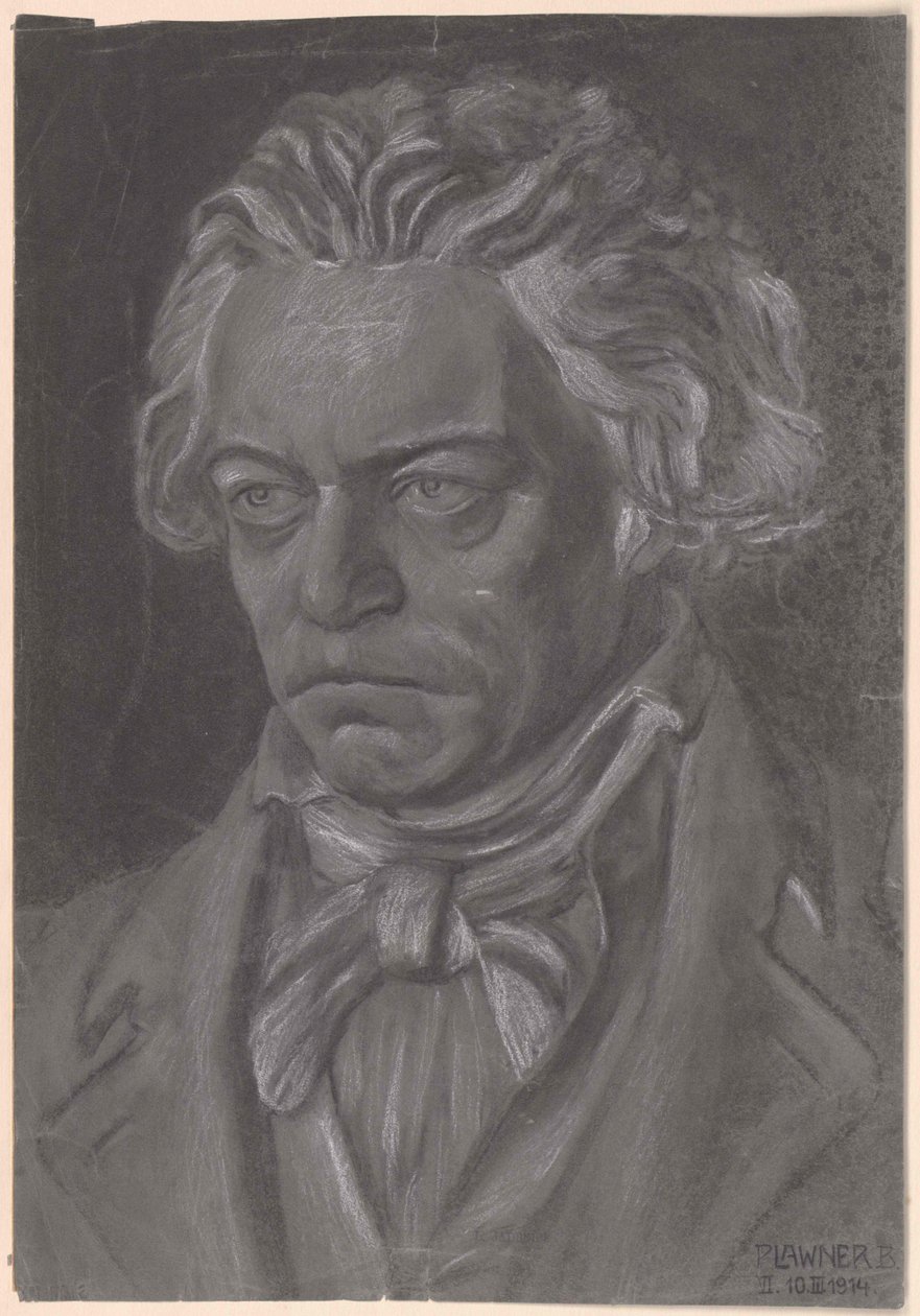 Ludwig van Beethoven von Artist Unknown