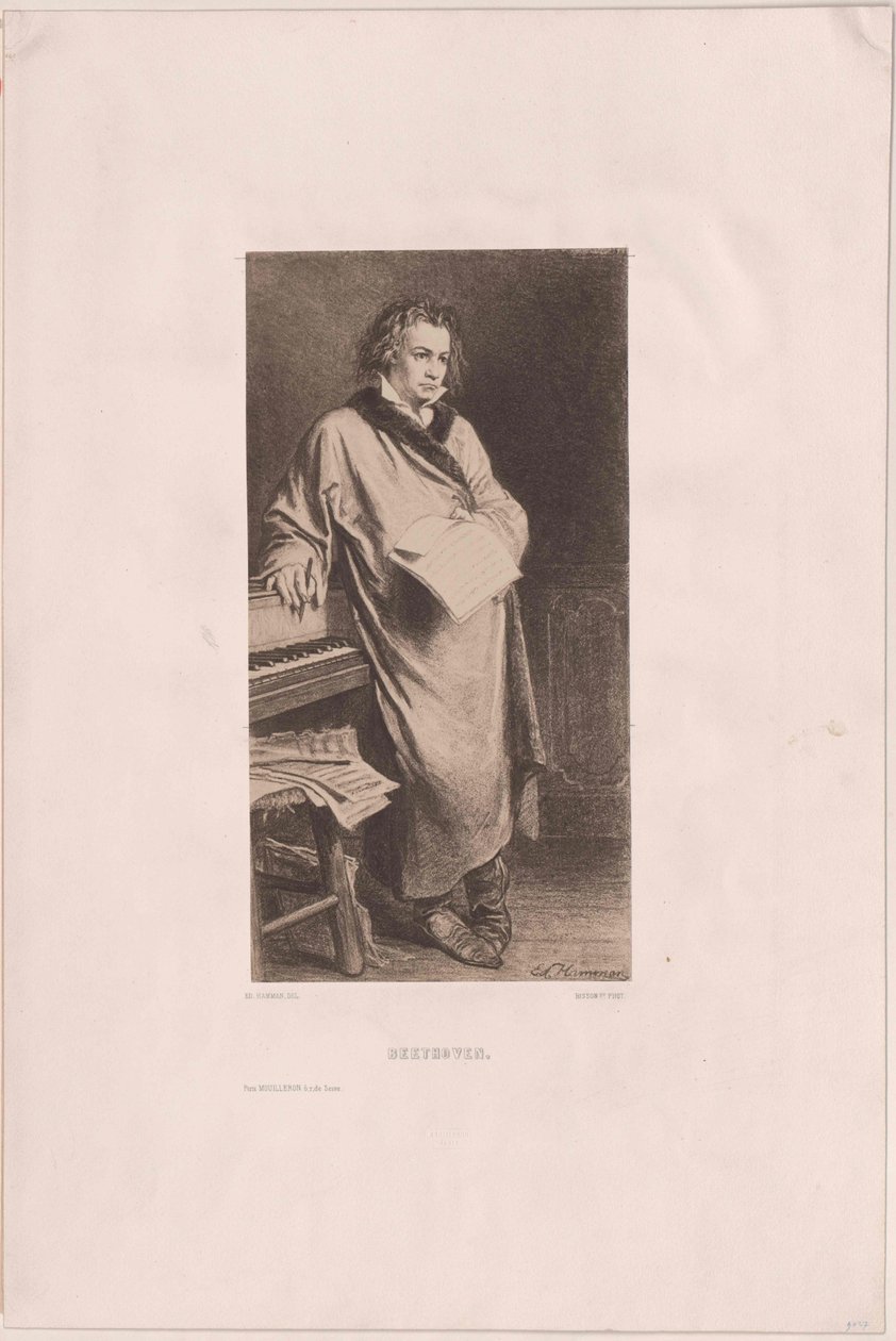 Ludwig van Beethoven von Artist Unknown