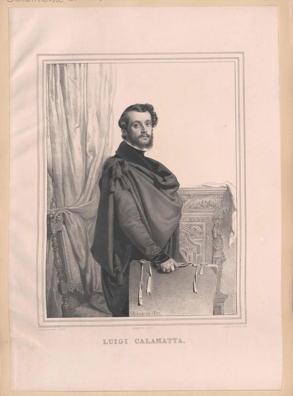 Luigi Calamatta von Artist Unknown