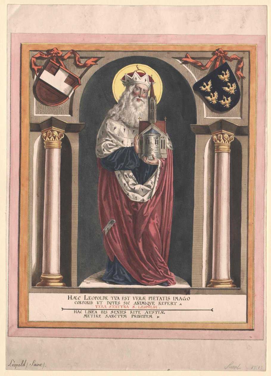 Markgraf von Österreich Heiliger Leopold III. von Artist Unknown