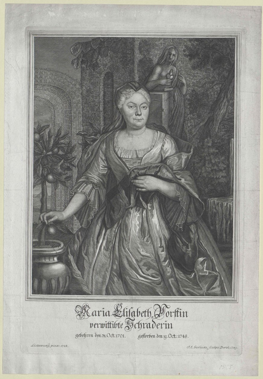 Maria Elisabeth Vorst von Artist Unknown