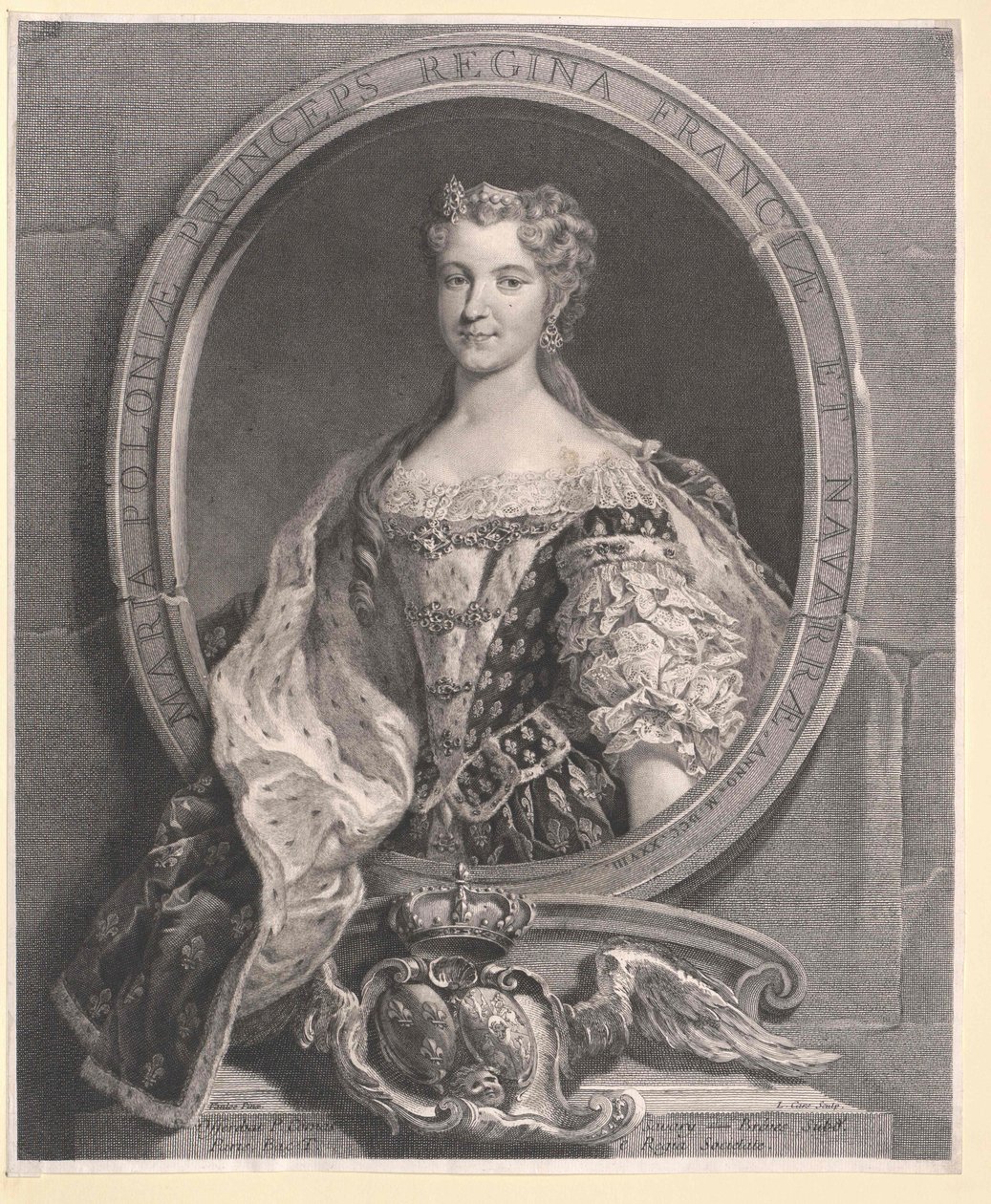 Maria Leszczynska von Artist Unknown