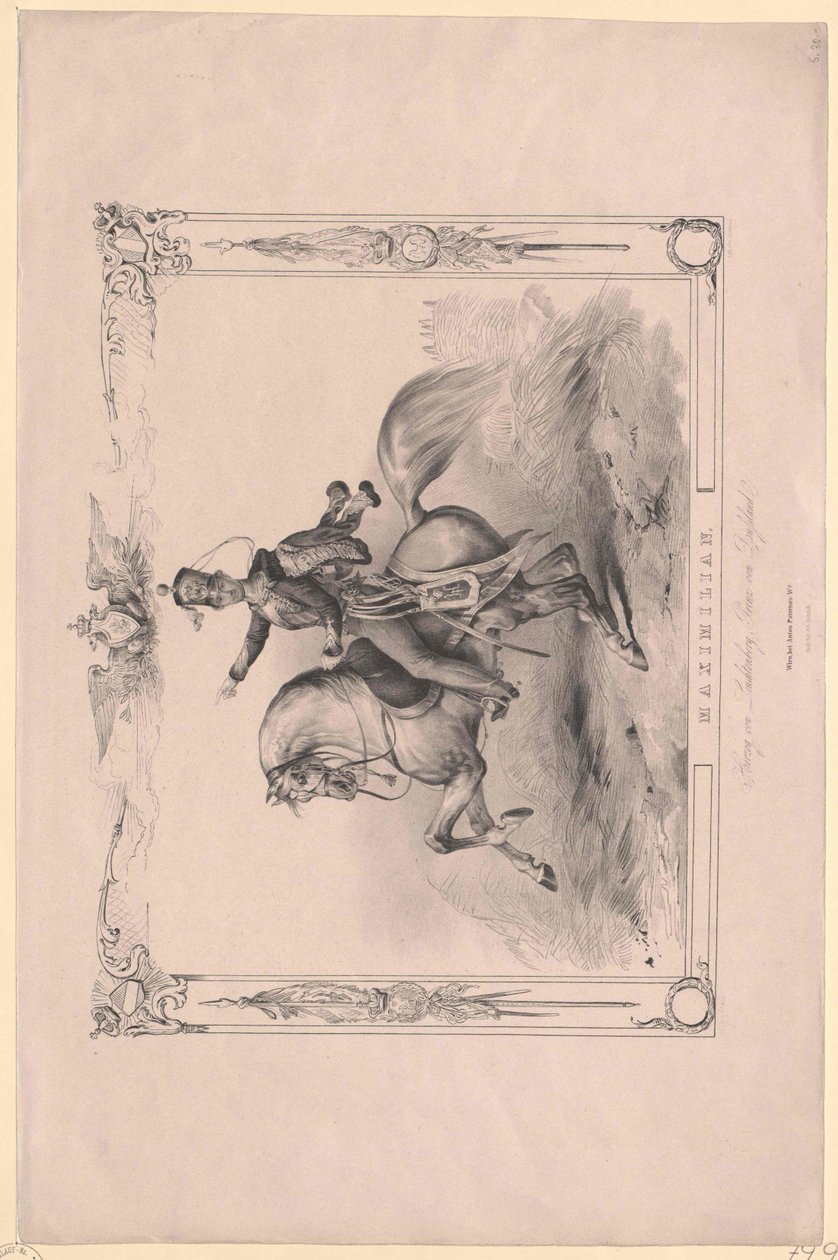 Maximilian Herzog Leuchtenberg von Artist Unknown
