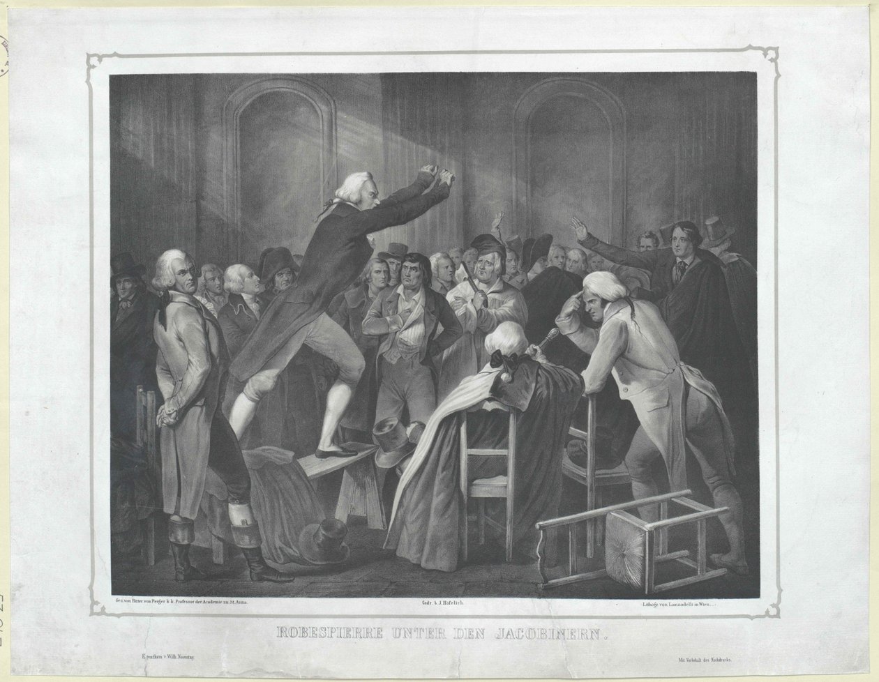 Maximilien de Robespierre von Artist Unknown