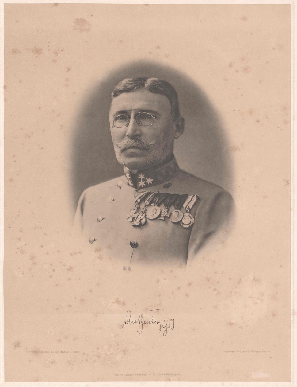 Moritz Baron Auffenberg von Komar von Artist Unknown