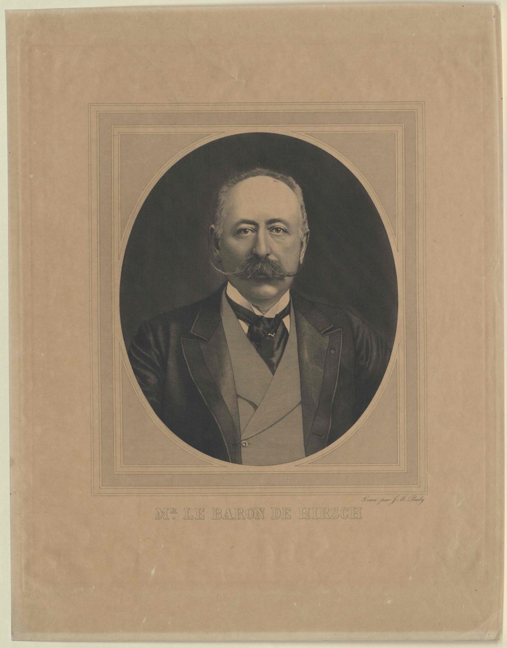 Moritz Baron Hirsch auf Gereuth von Artist Unknown