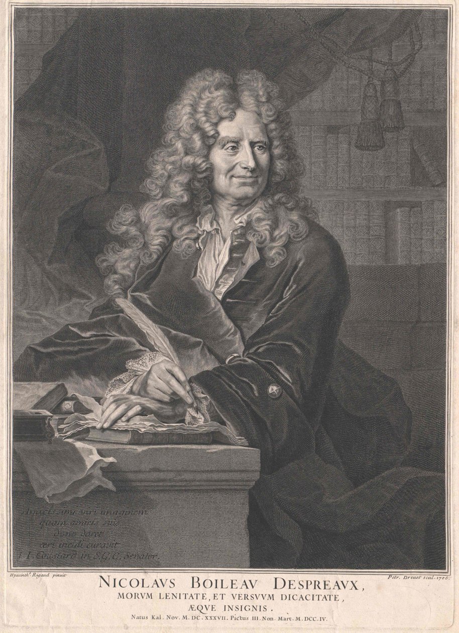 Nicolas Boileau-Despréaux von Artist Unknown