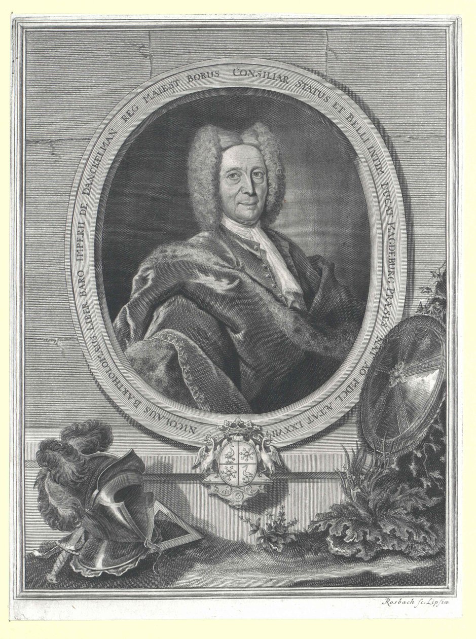 Nikolaus Bartholomäus Baron von Danckelmann von Artist Unknown