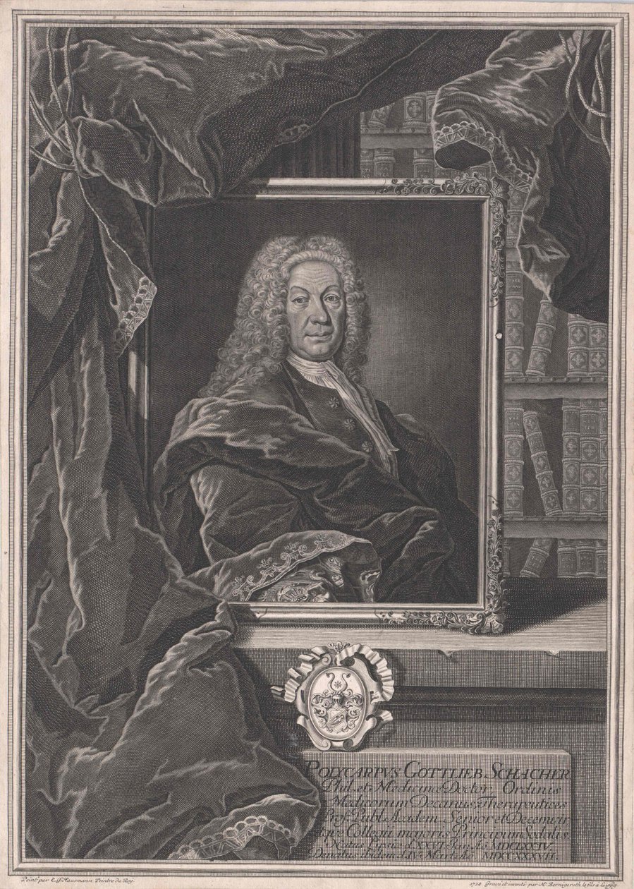 Polycarp Gottlieb Schacher von Artist Unknown