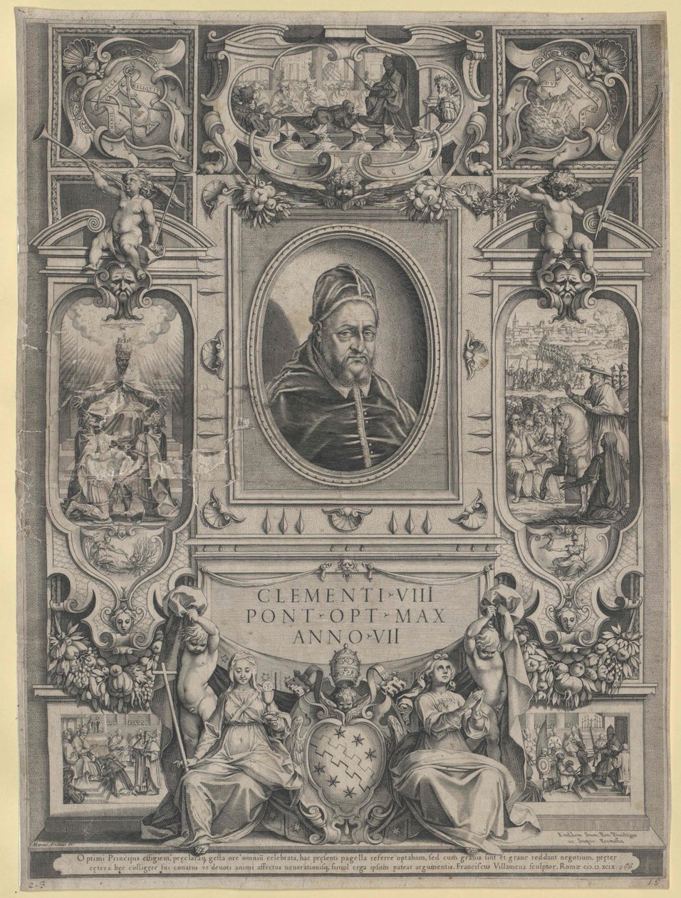 Papst Clemens VIII von Artist Unknown