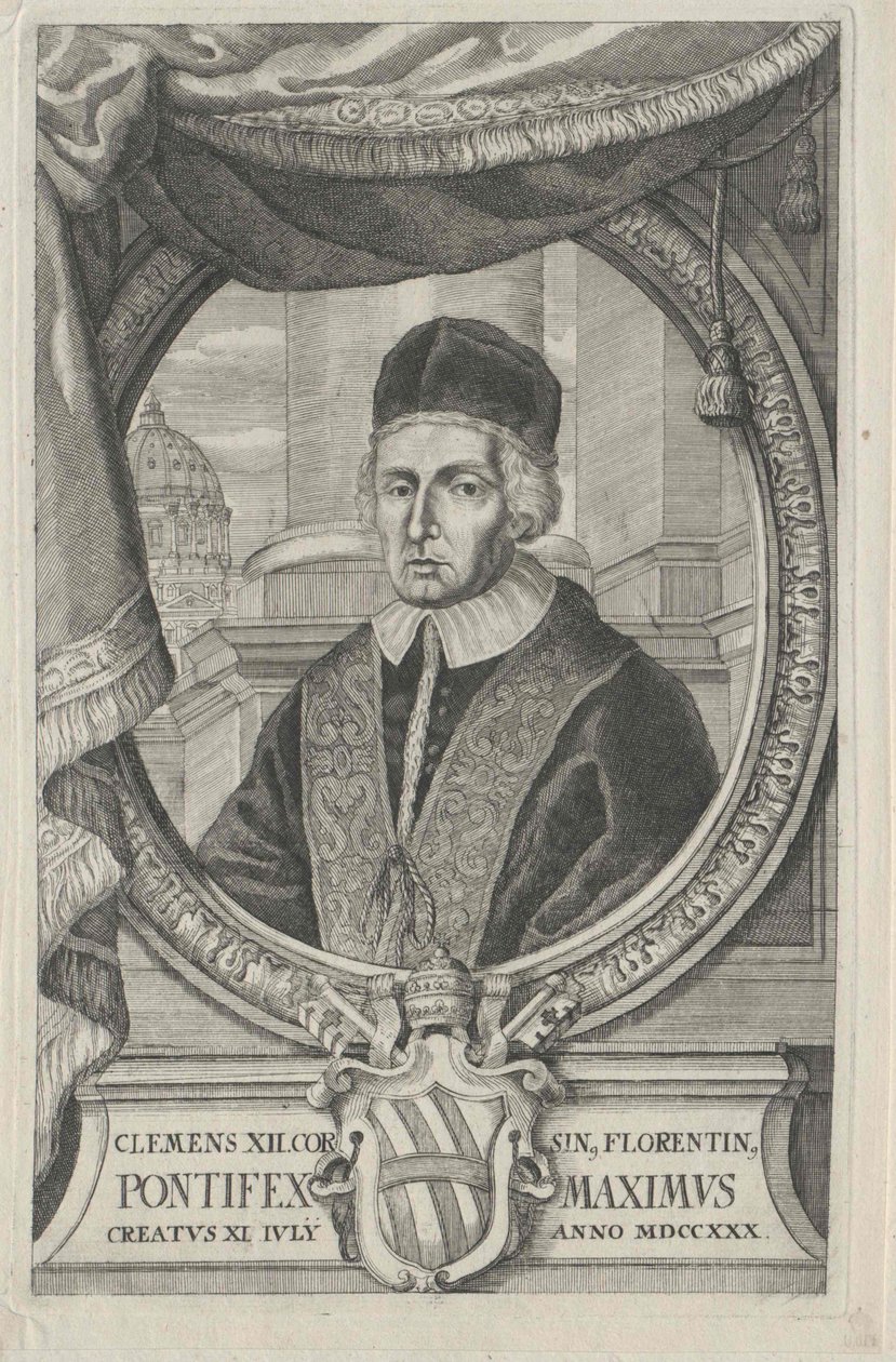 Papst Clemens XII. von Artist Unknown