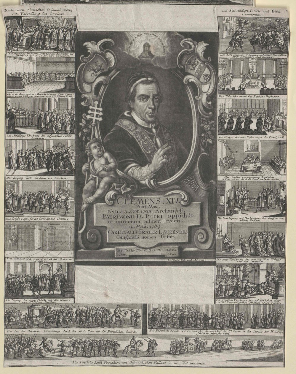 Papst Clemens XIV. von Artist Unknown