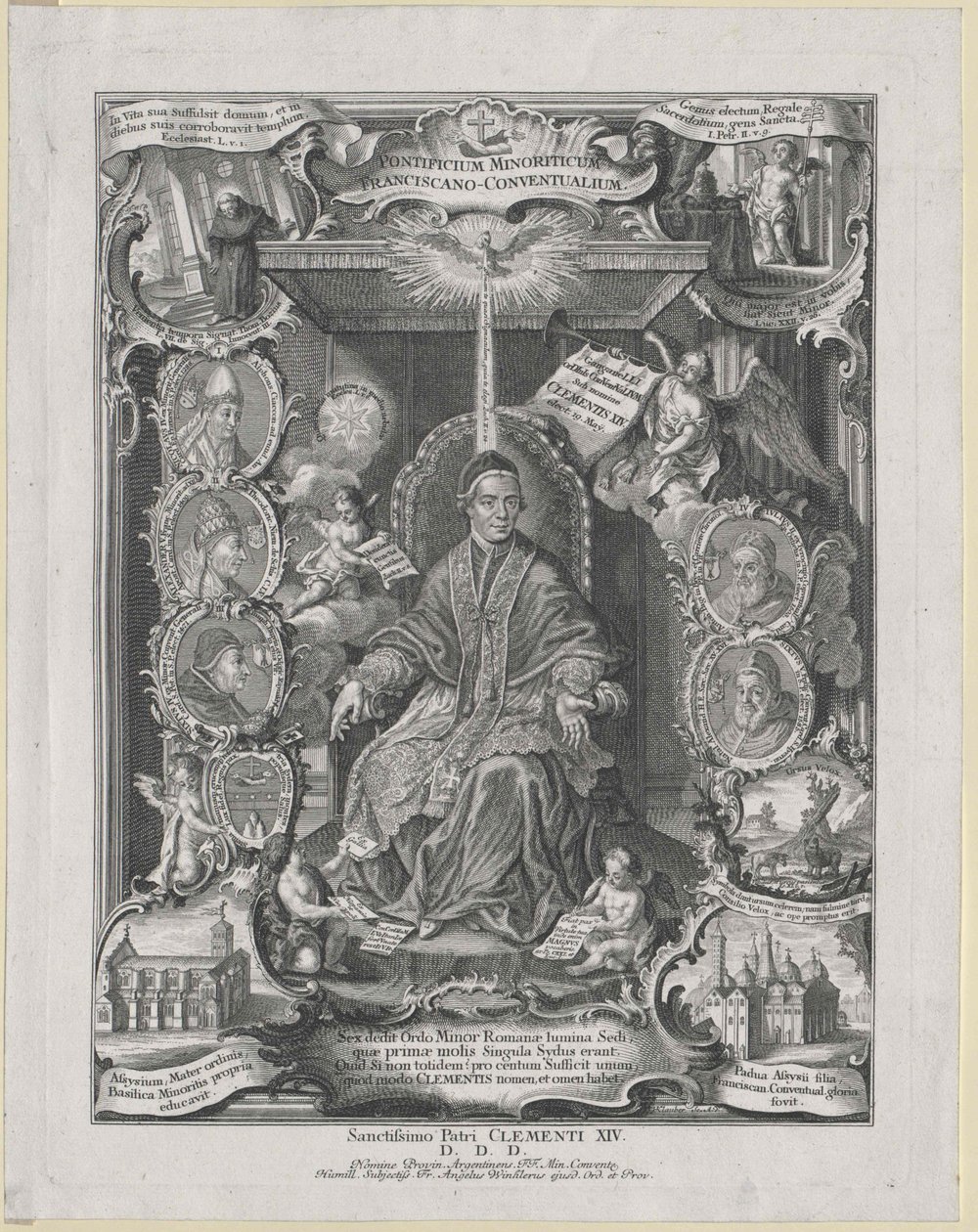 Papst Clemens XIV von Artist Unknown
