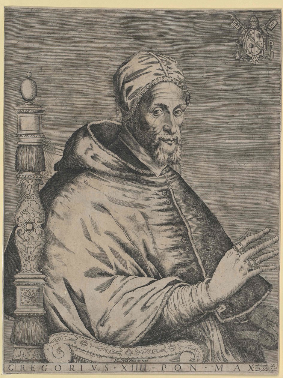 Papst Gregor XIV. von Artist Unknown