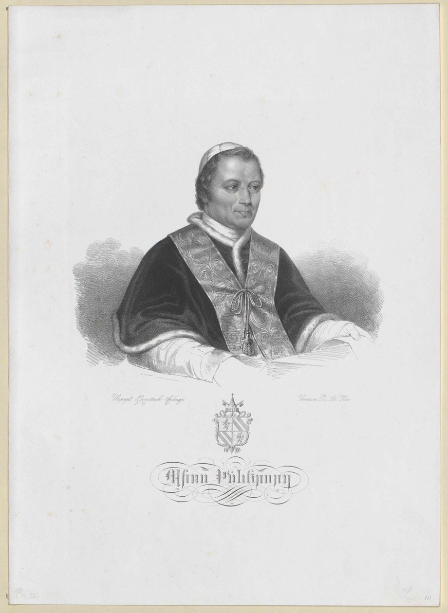 Papst Pius IX von Artist Unknown