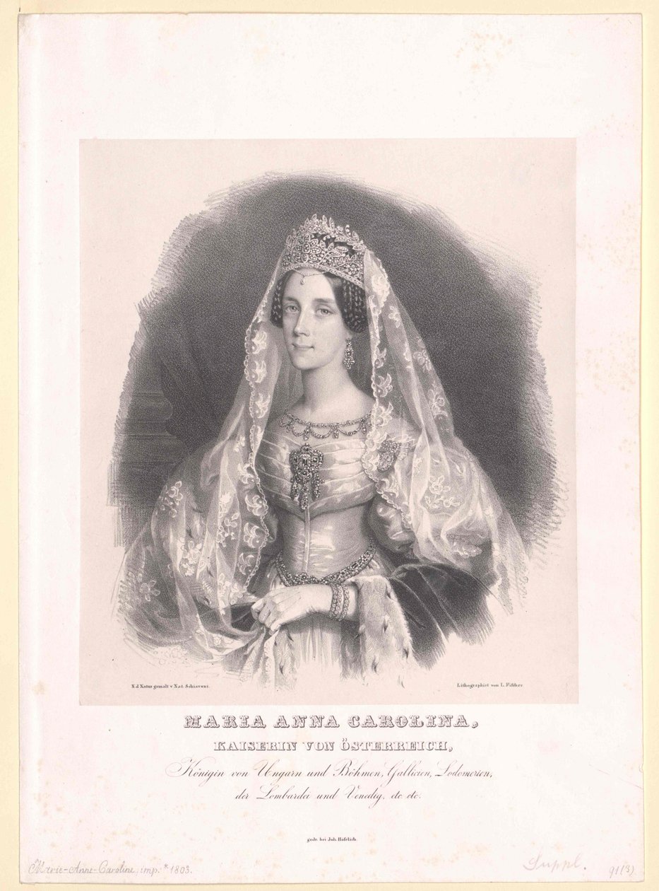Prinzessin von Savoyen-Sardinien Maria Anna von Artist Unknown