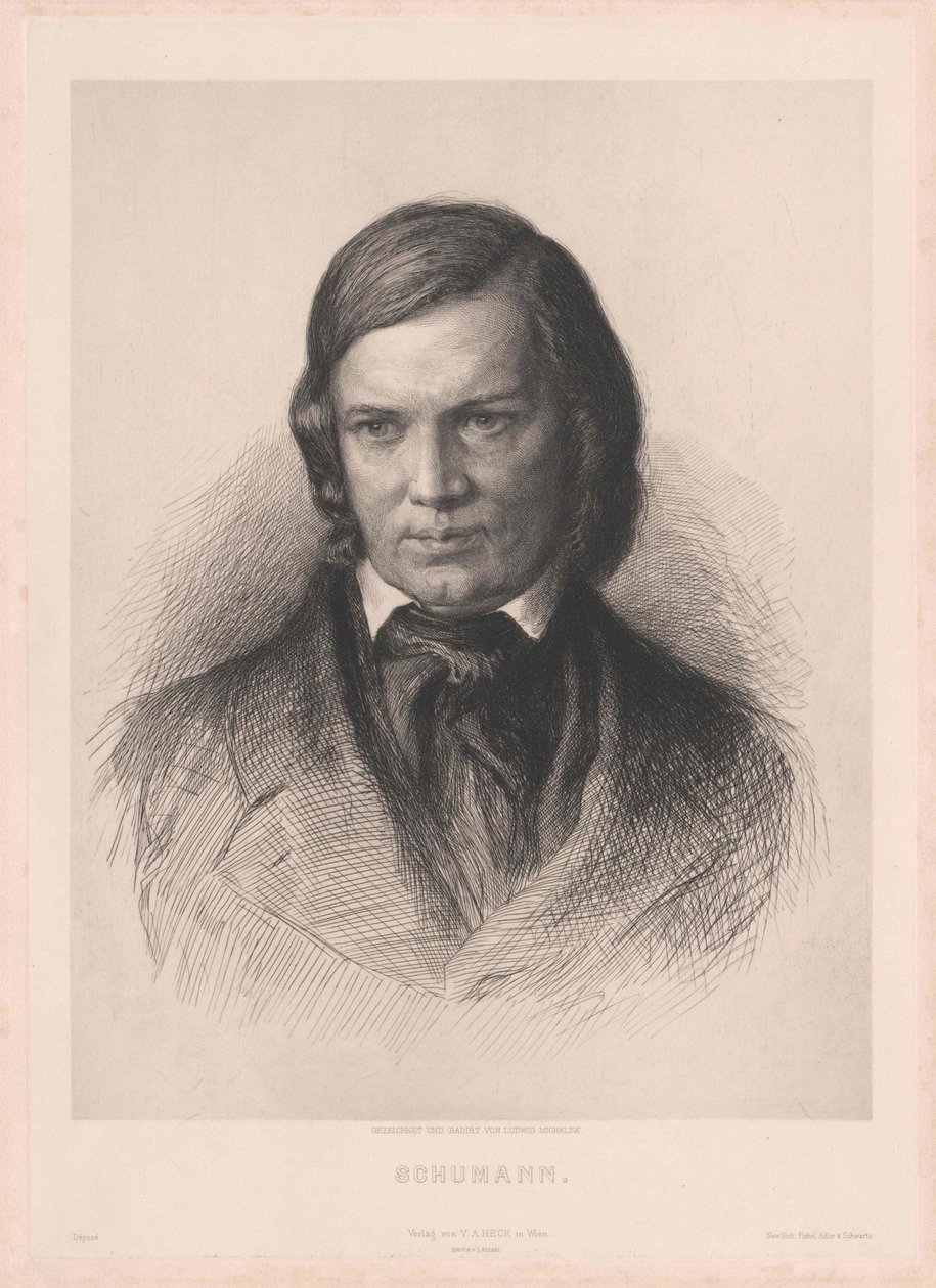 Robert Schumann von Artist Unknown