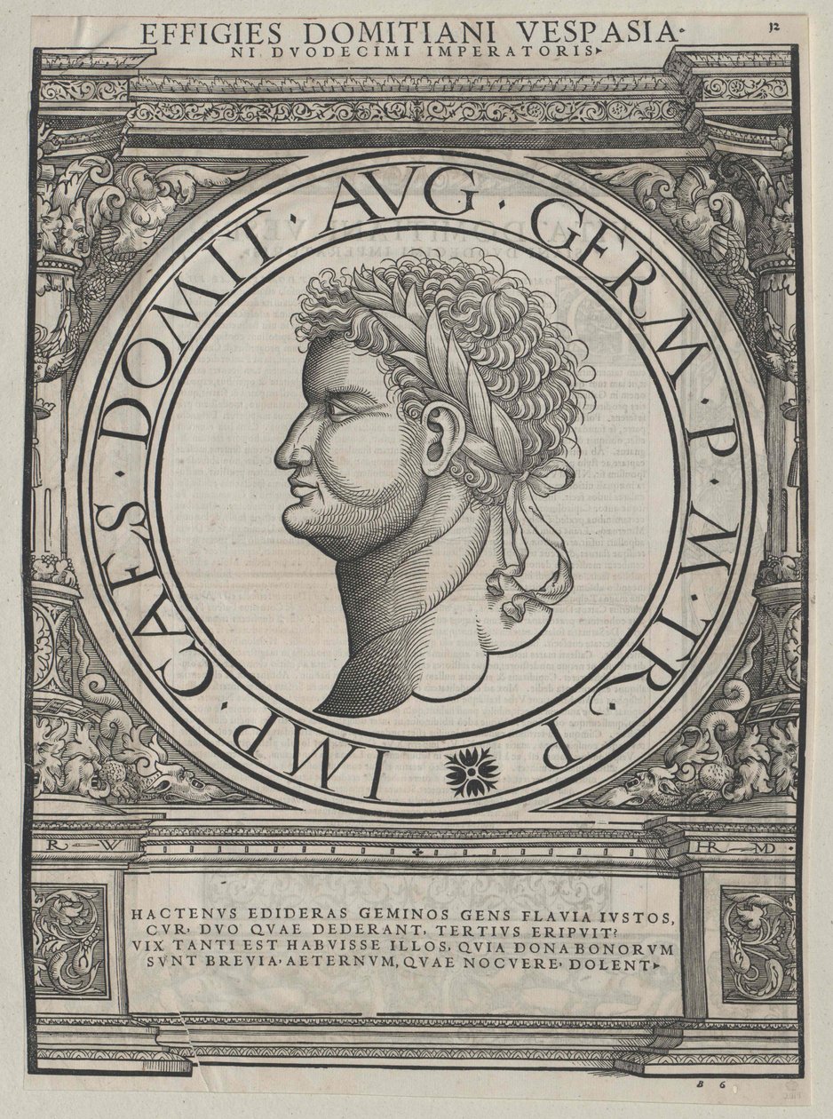 Römischer Kaiser Domitian von Artist Unknown