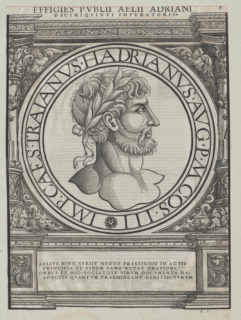 Römischer Kaiser Hadrian von Artist Unknown