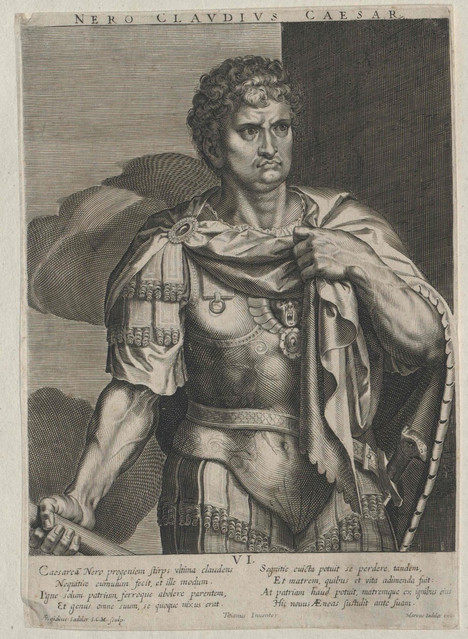 Römischer Kaiser Nero von Artist Unknown