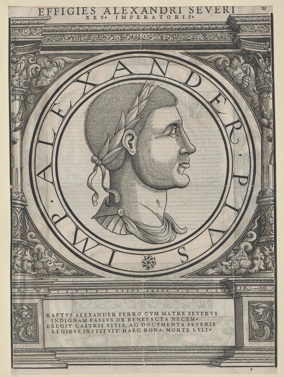 Römischer Kaiser Severus Alexander von Artist Unknown