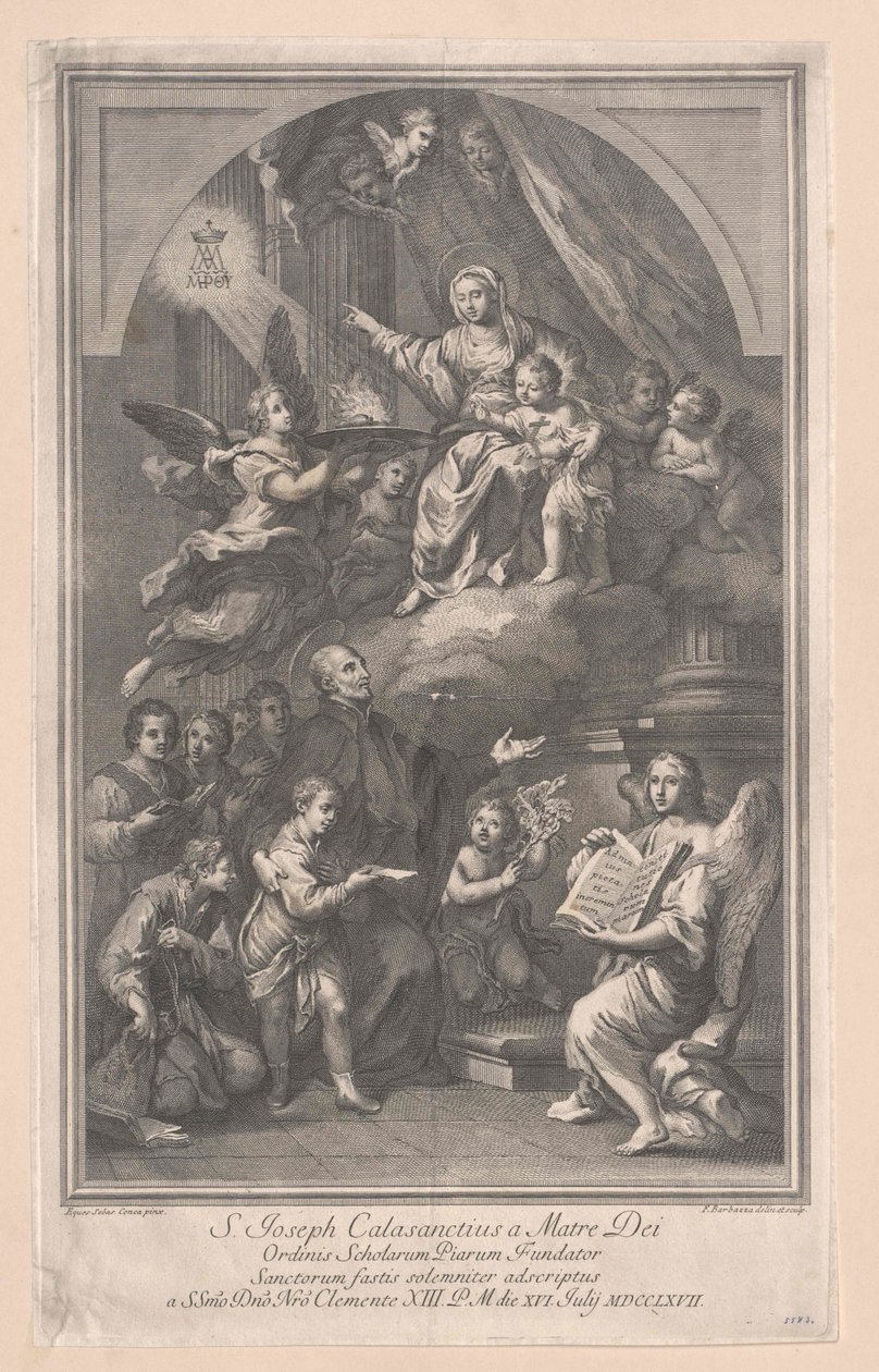 Heiliger Joseph von Calasanz von Artist Unknown