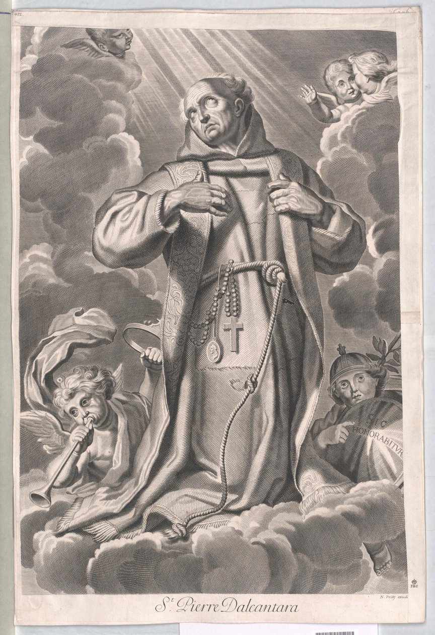 Heiliger Peter von Alcantara von Artist Unknown