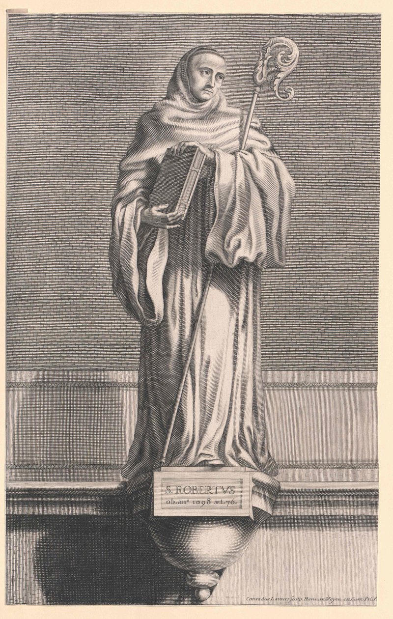 Heiliger Robert von Citeaux von Artist Unknown