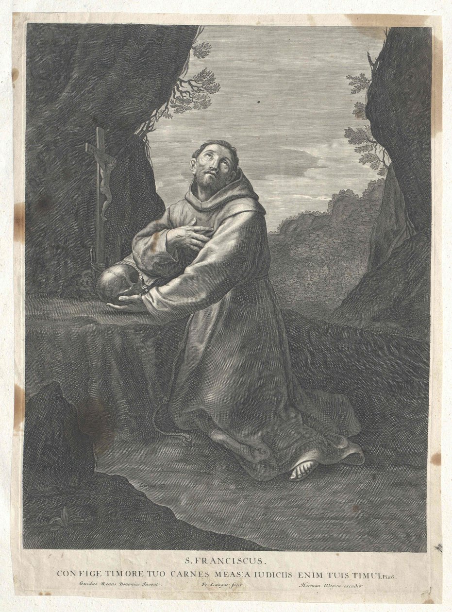 Heiliger Franz von Assisi von Artist Unknown