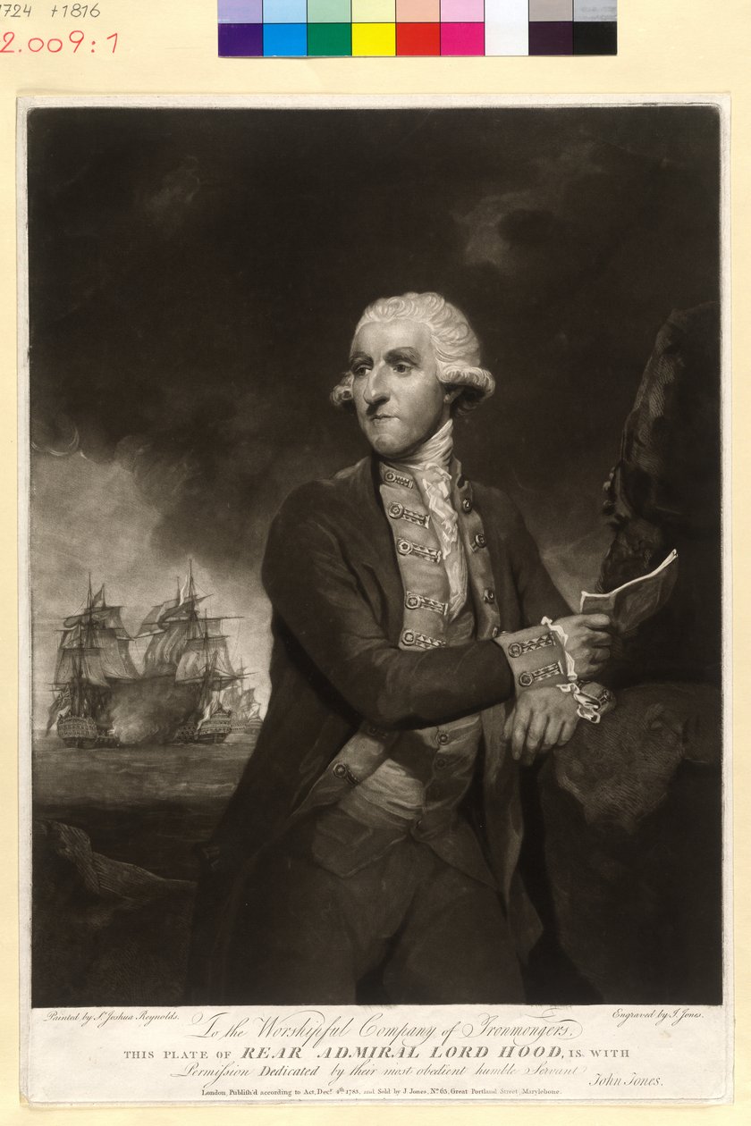 Samuel Viscount Hood von Artist Unknown