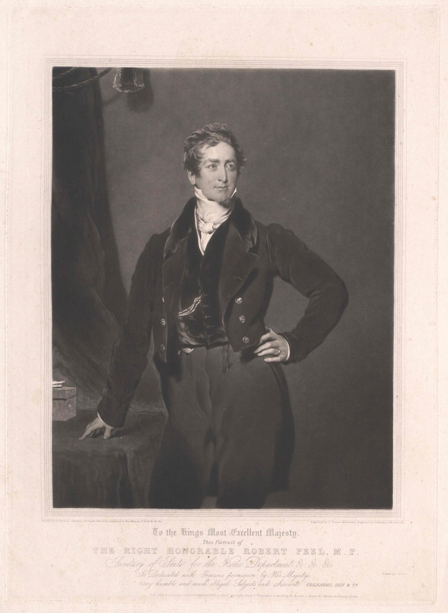 Sir Robert Peel von Artist Unknown