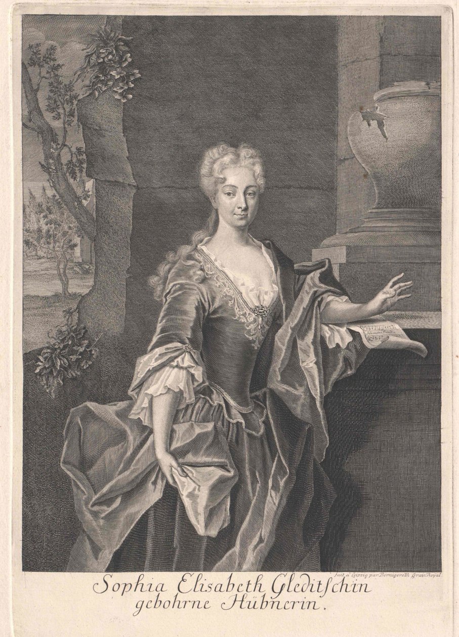 Sophia Elisabeth Huebner von Artist Unknown