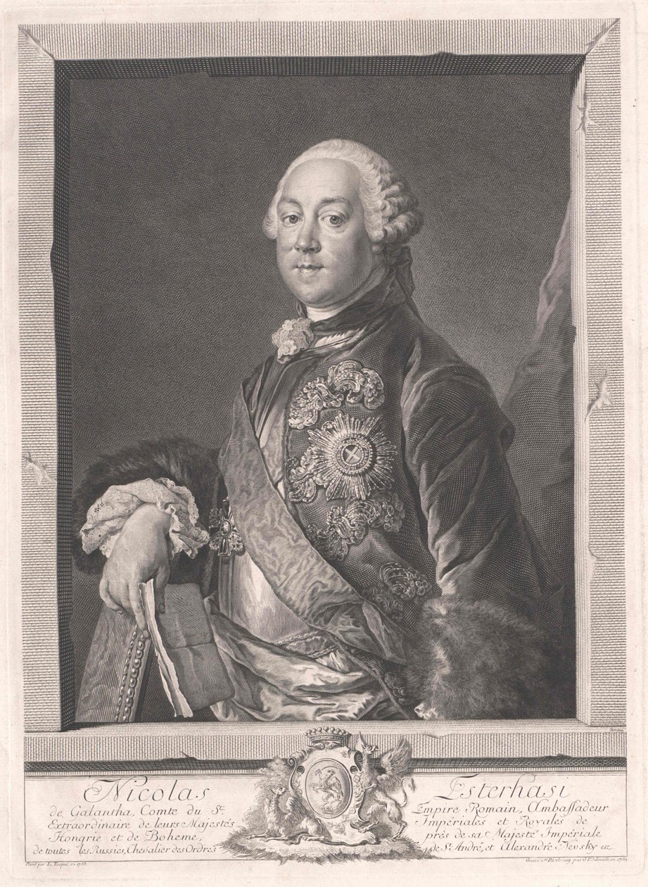 St. Nikolaus Graf Esterházy von Galantha von Artist Unknown