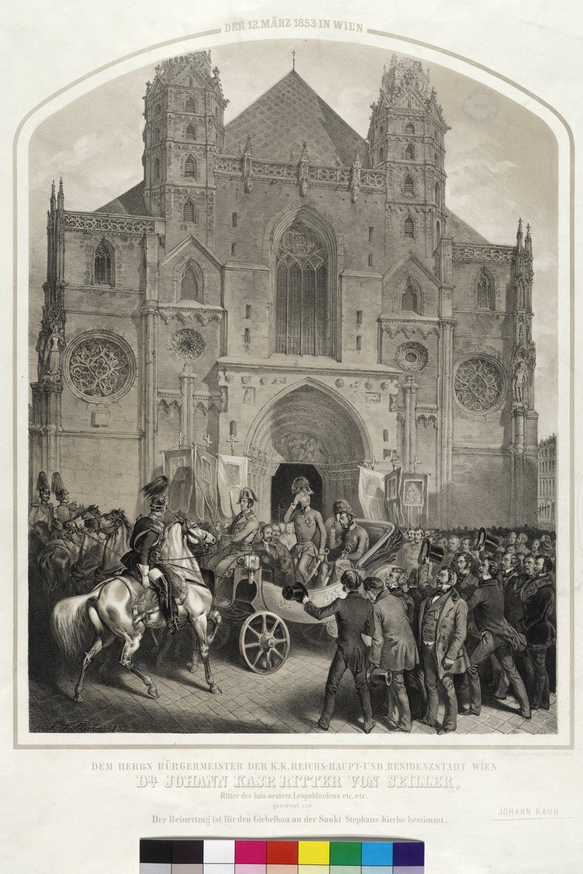 Der 12. März 1853 in Wien von Artist Unknown