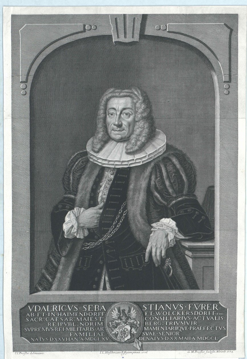 Ulrich Sebastian Freiherr von Haimendorf von Artist Unknown
