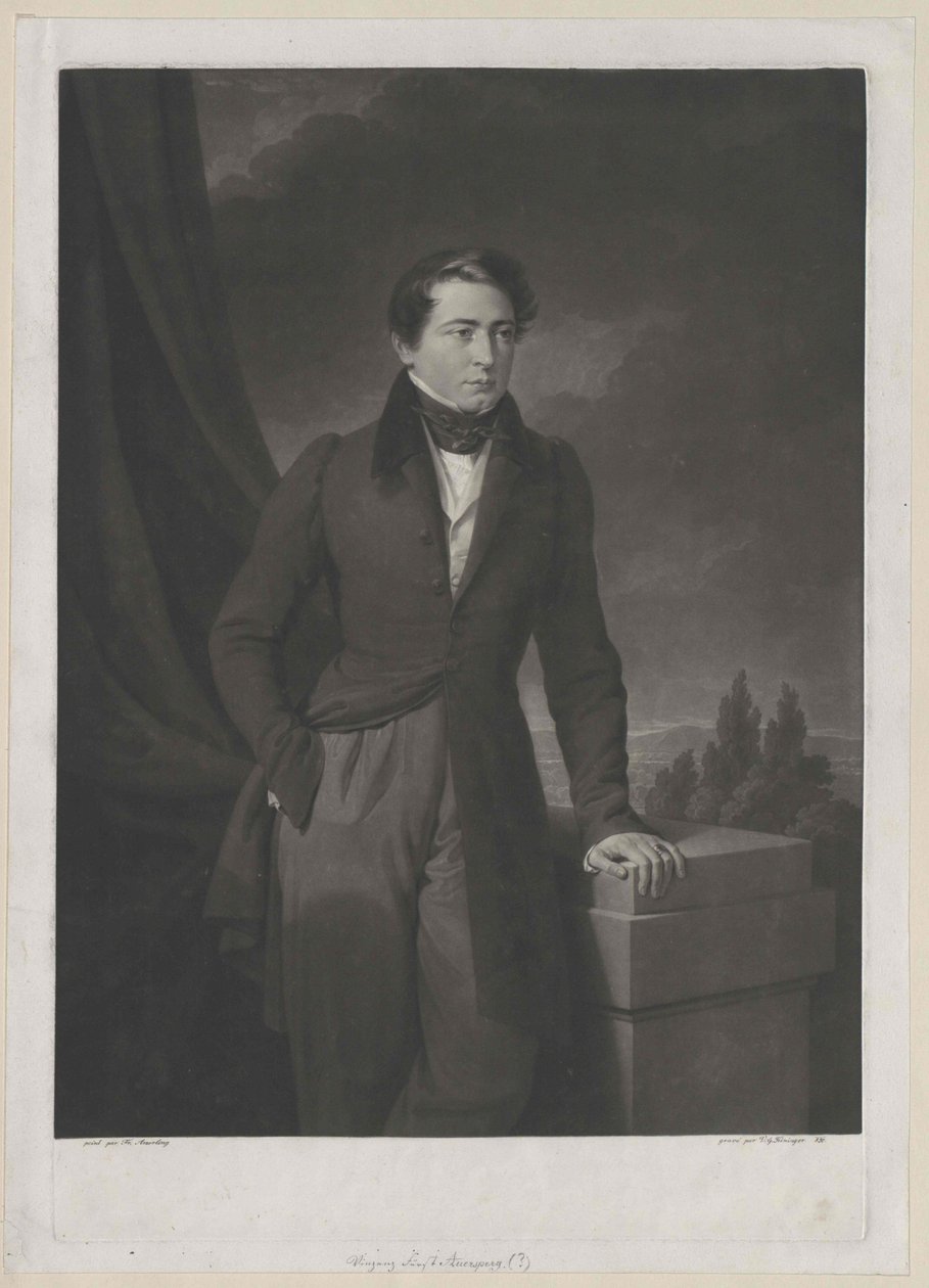 Vincenz Fürst Auersperg von Artist Unknown
