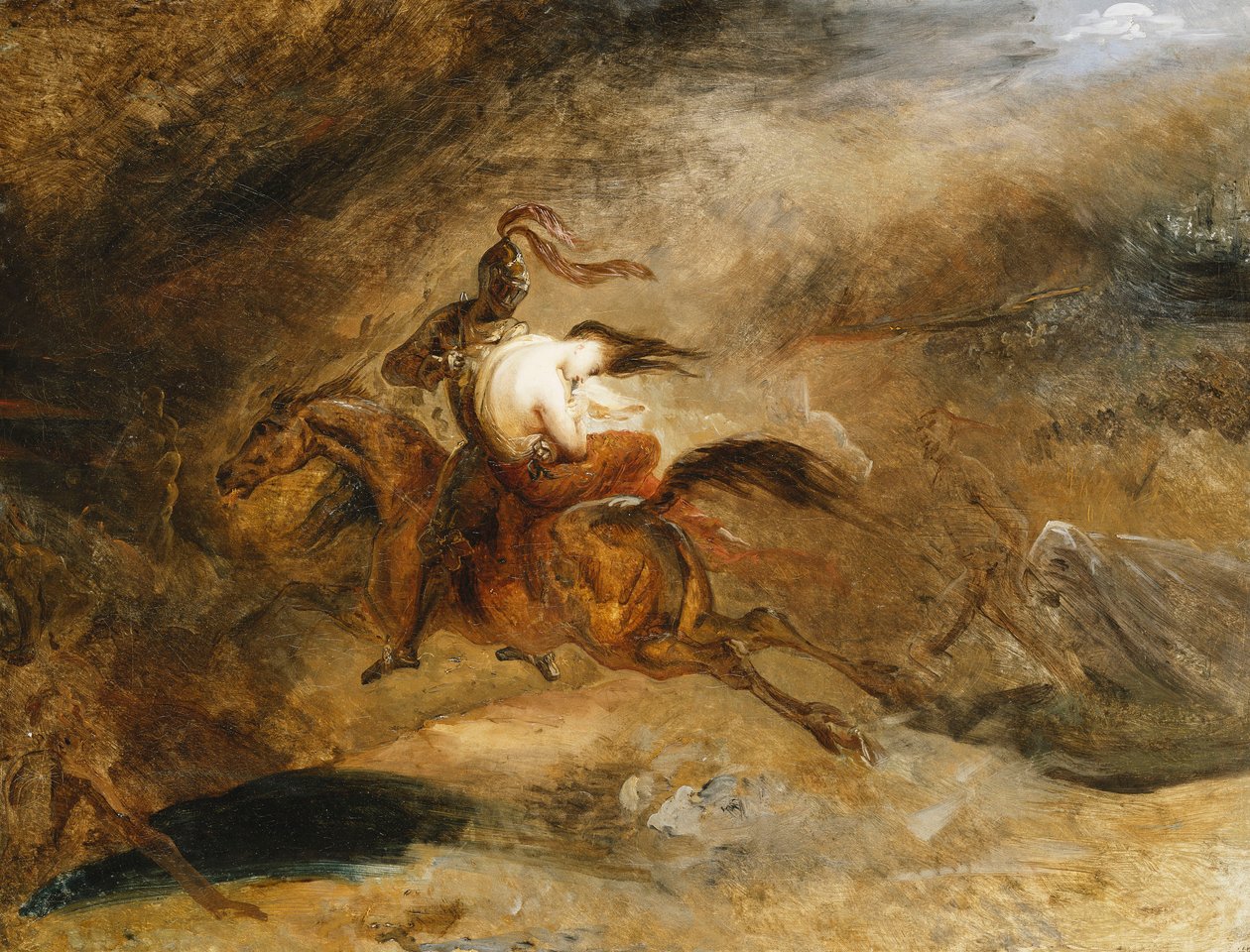 Lenore, Die Toten reiten schnell von Ary Scheffer