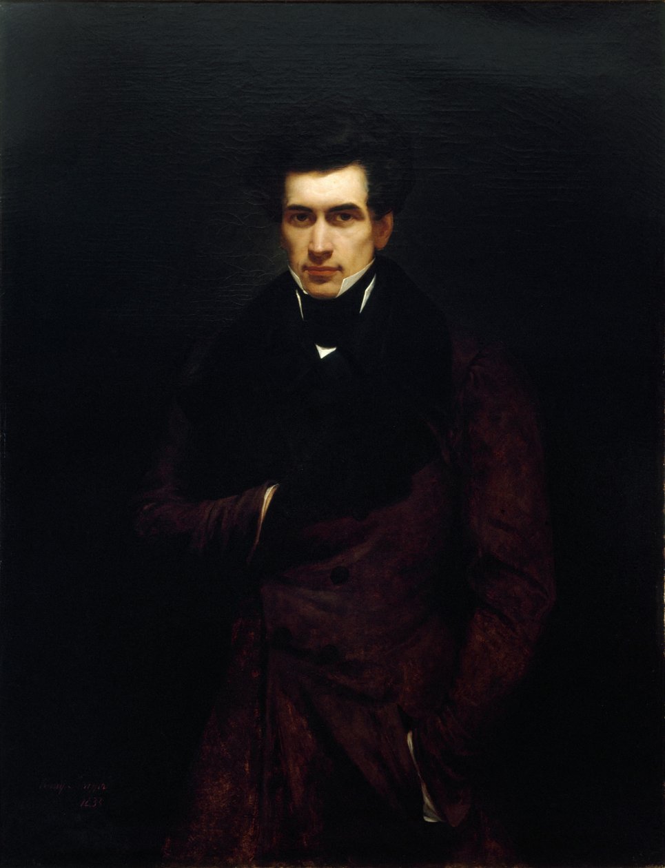 Porträt von Armand Carrel 1800-1836, 1833 von Ary Scheffer