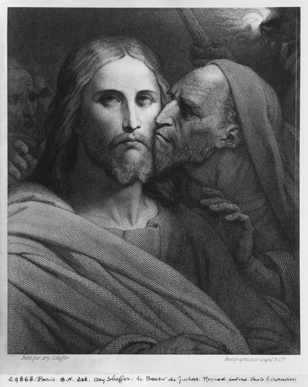 Der Kuss des Judas von Ary Scheffer