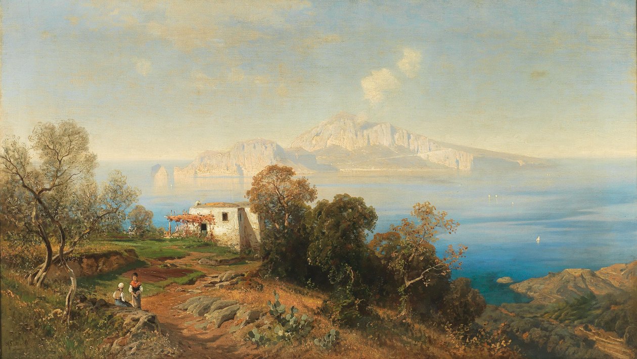 Ansicht von Capri von Ascan Lutteroth