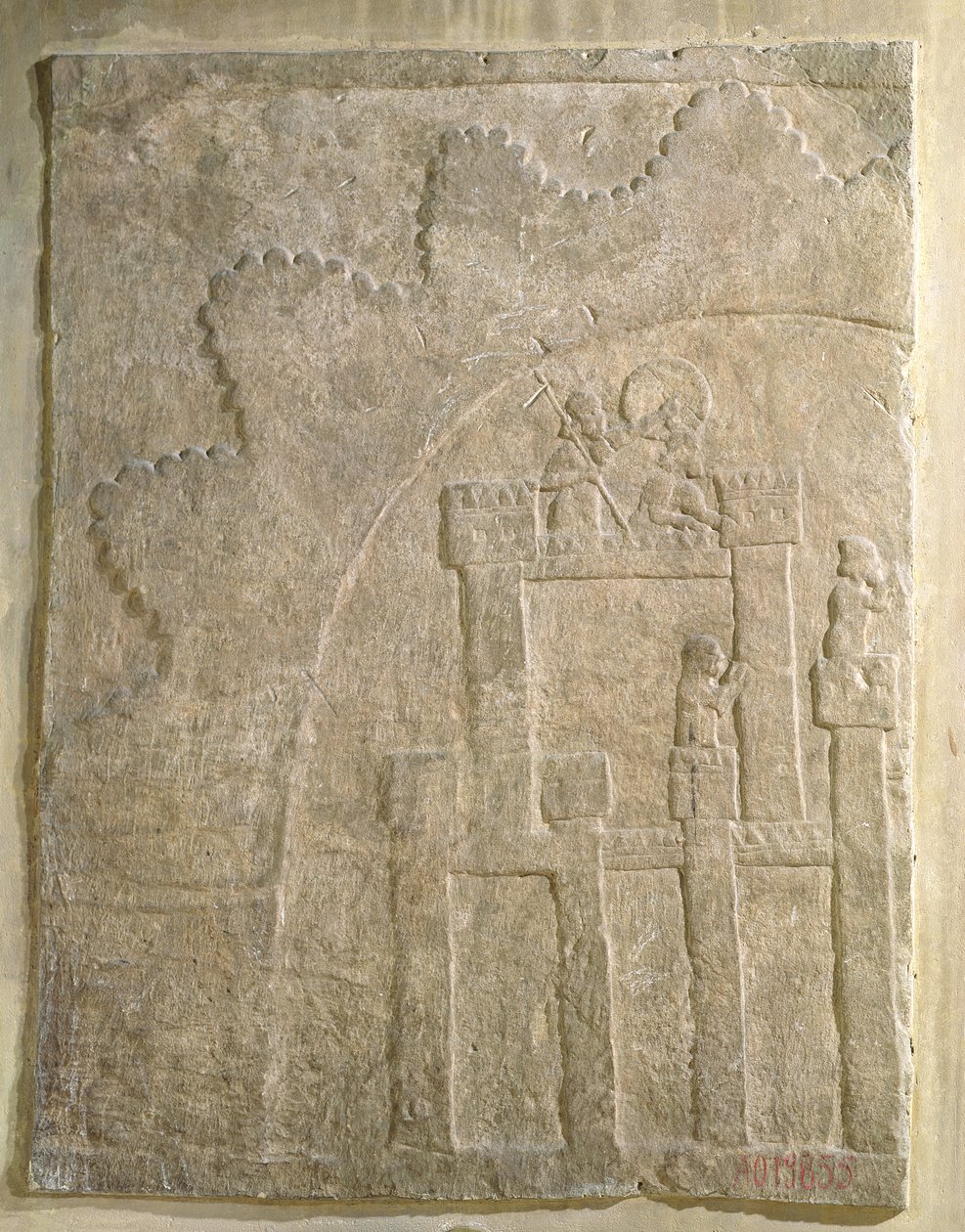 Festung unter Belagerung, aus Nimrud, Irak von Assyrian