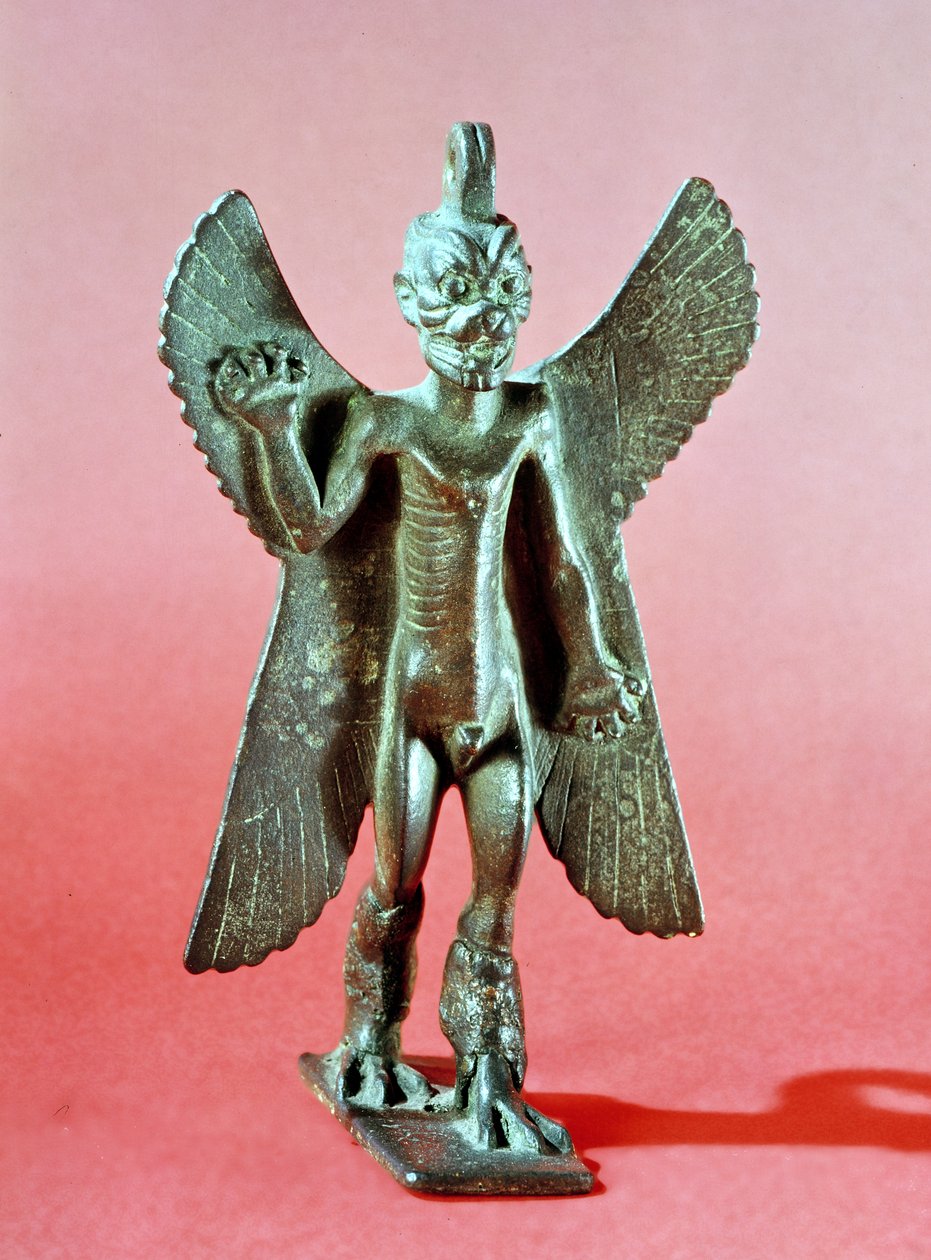 Statuette von Pazuzu, einem assyrischen Winddämon von Assyrian