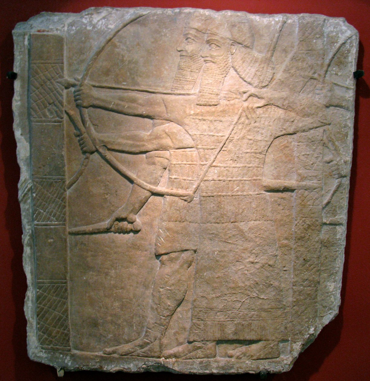 Assyrische Krieger, 8. Jahrhundert v. Chr. von Assyrian Art.