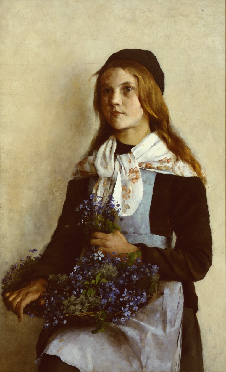 Das blaue Anemonenmädchen von Asta Nørregaard