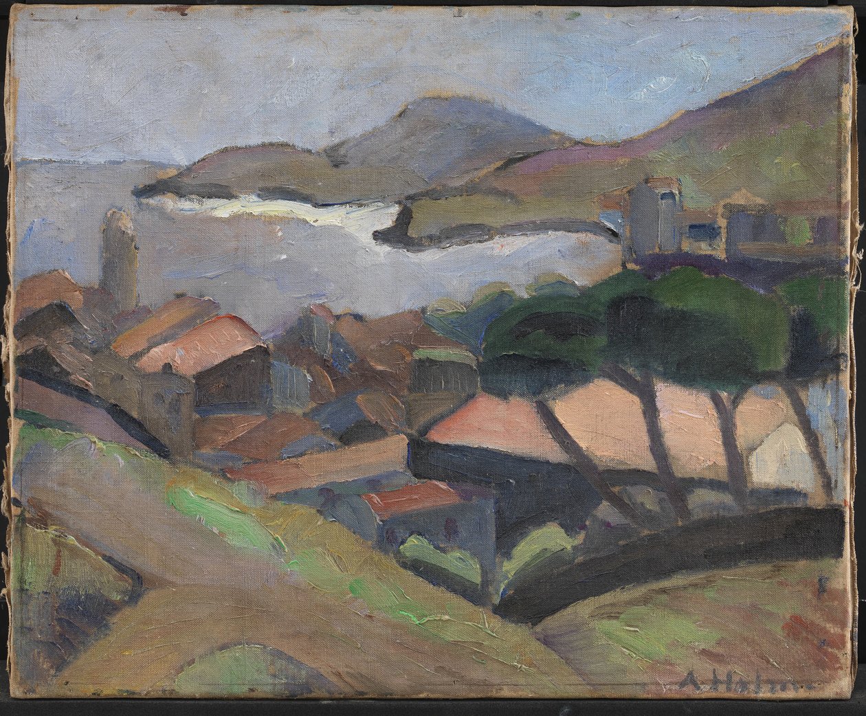 Blick auf Collioure von Astrid Holm