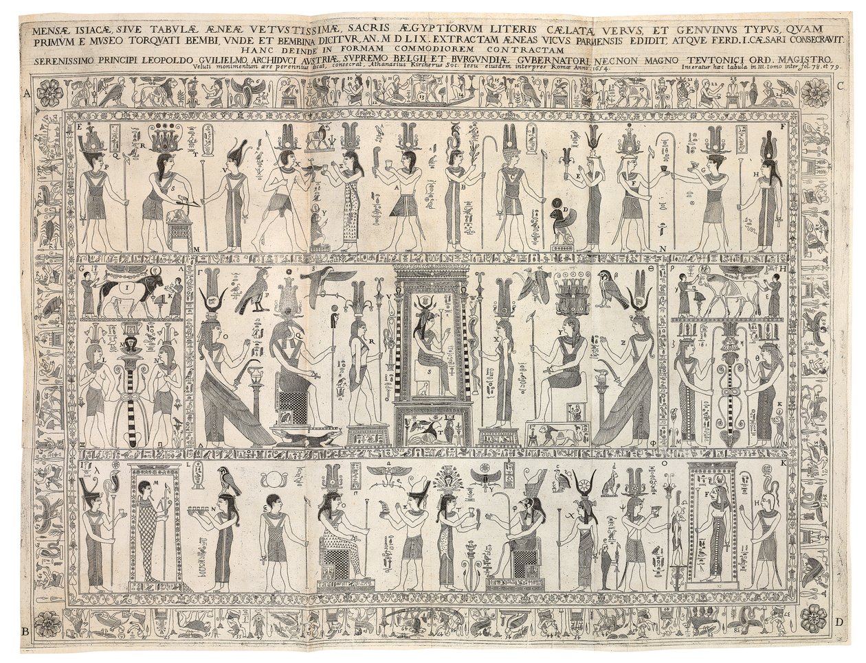 Oedipus Aegyptiacus von Athanasius Kircher