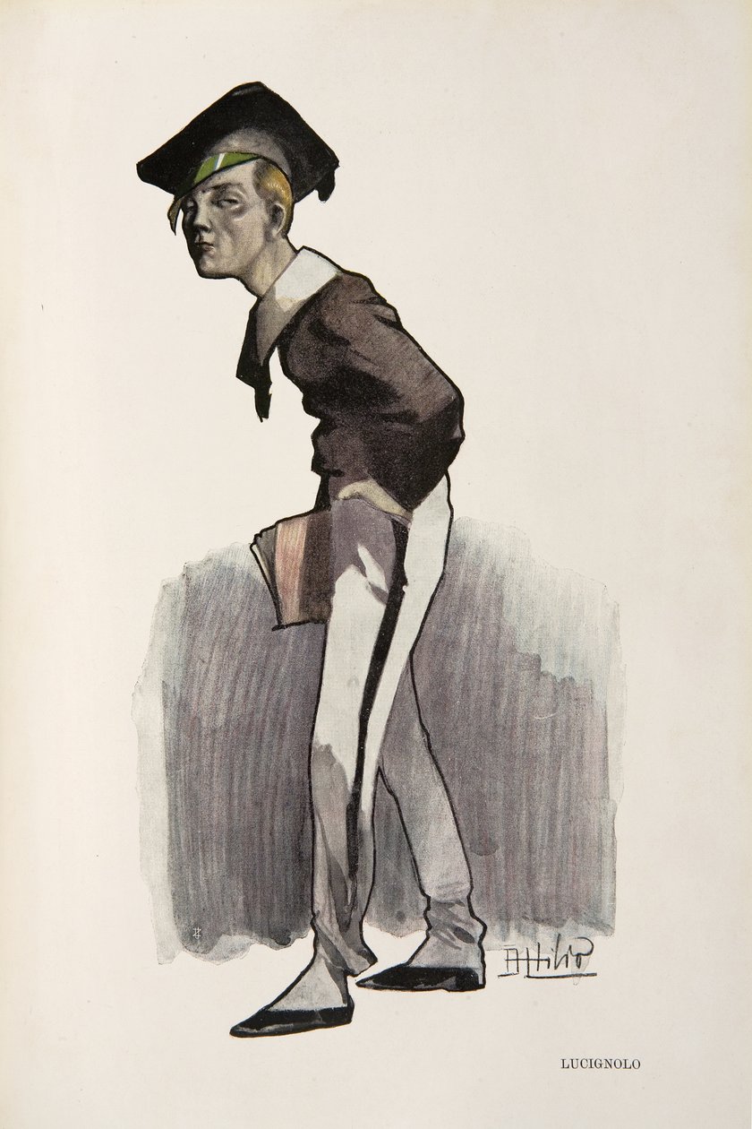 Lucignolo, Kerzendocht, ca. 1911 von Attilio Mussino